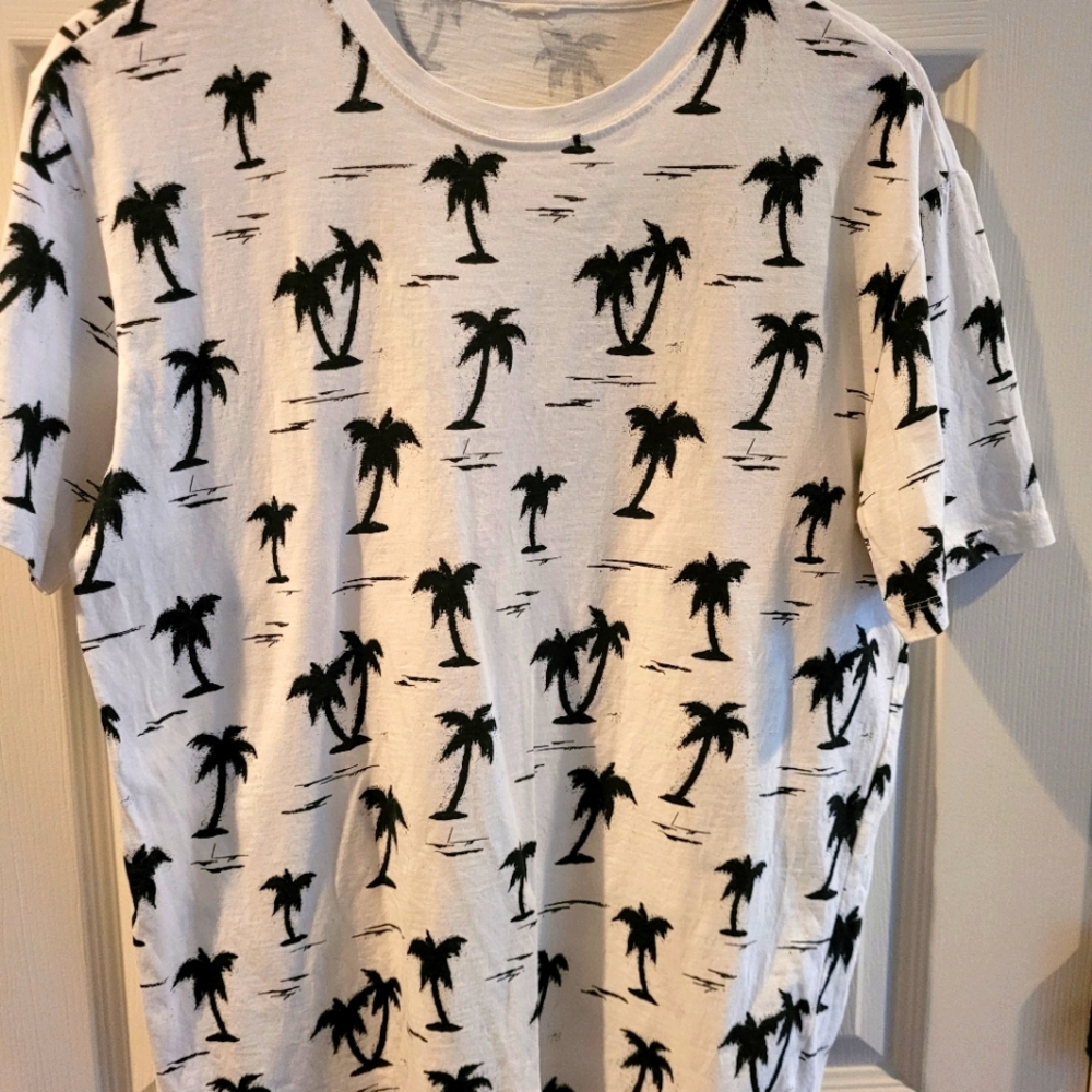 H & M Men's Graphic 100% Cotton Jersey T-shirt